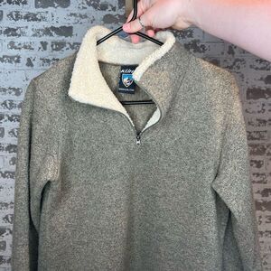 KUHL | women alfpaca fleece sherpa 1/4 zip